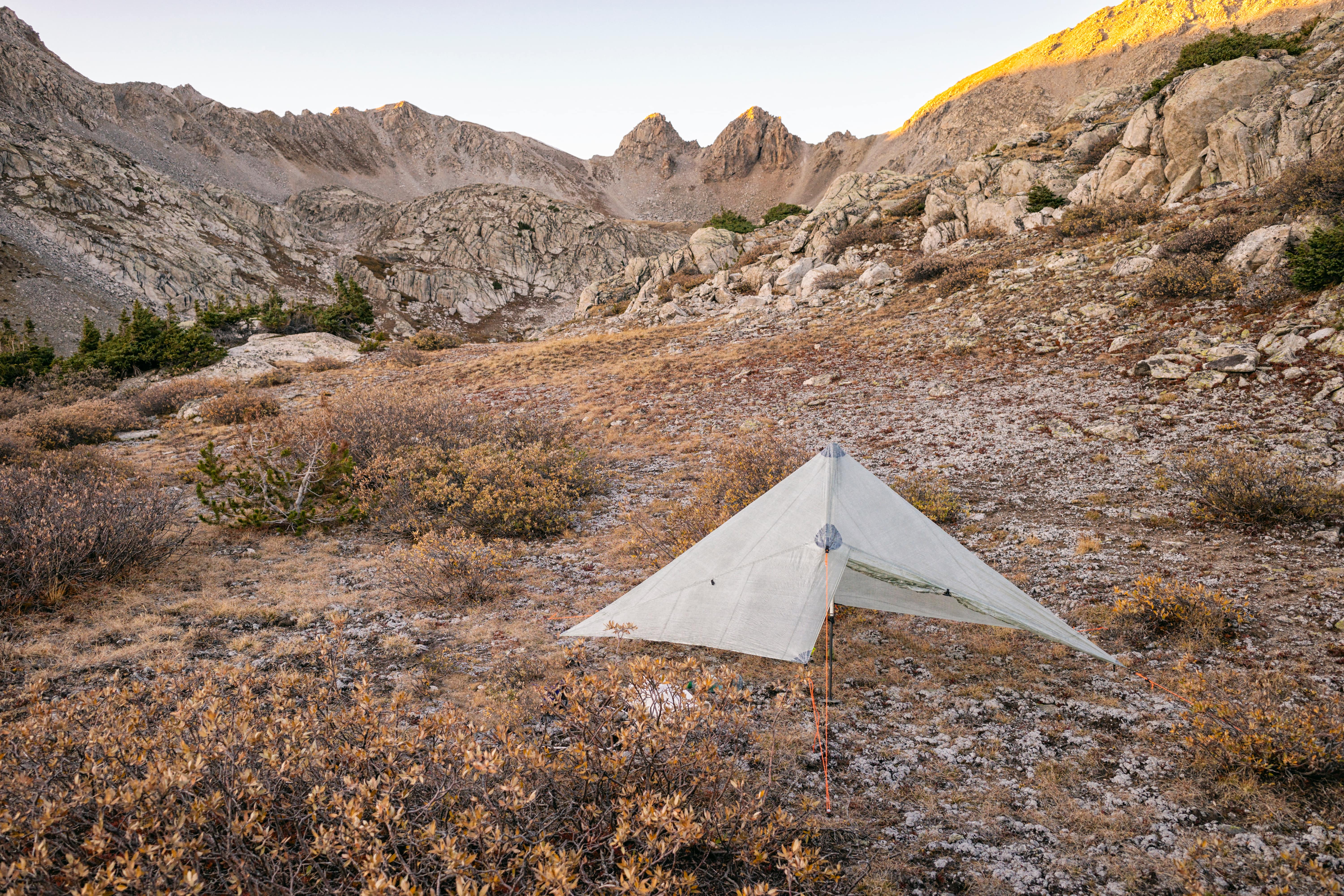 ultralight pyramid shelter