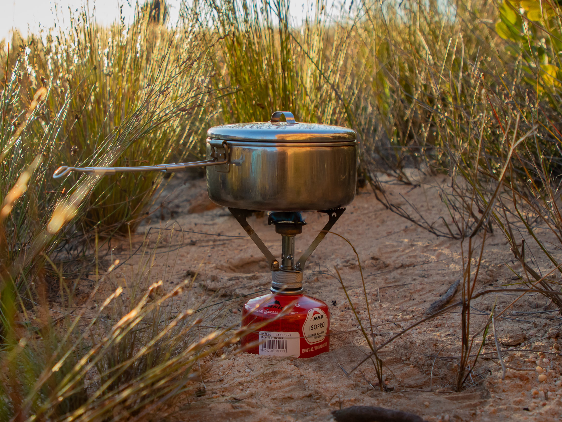compact canister stove