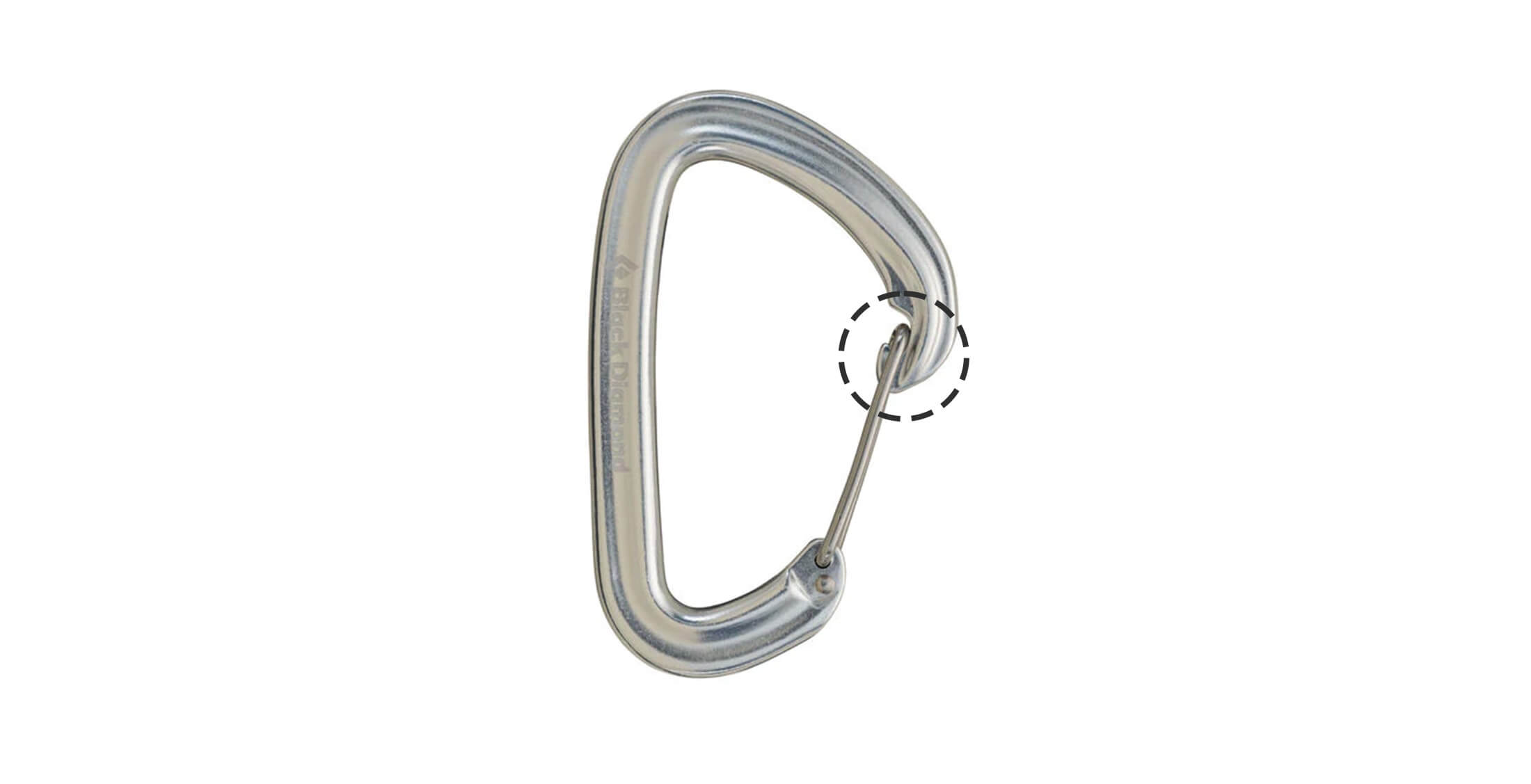 notched carabiners nose