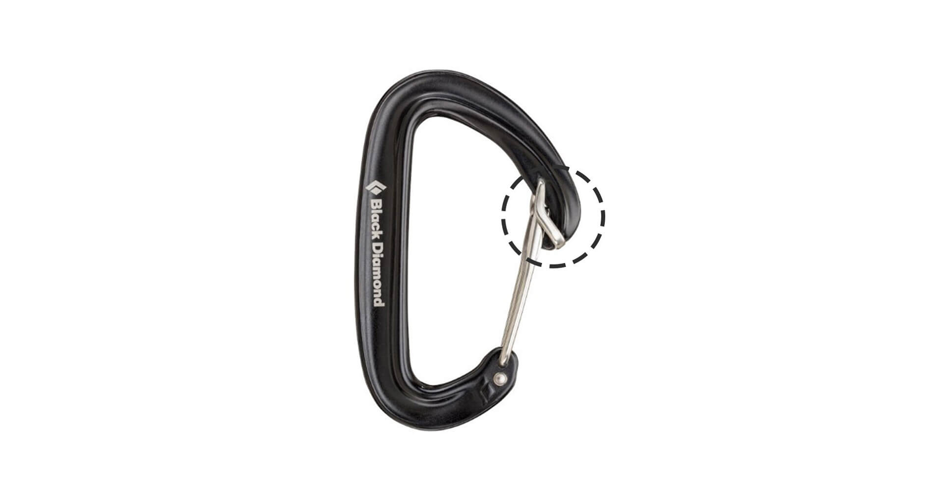 clean-clipping carabiner nose