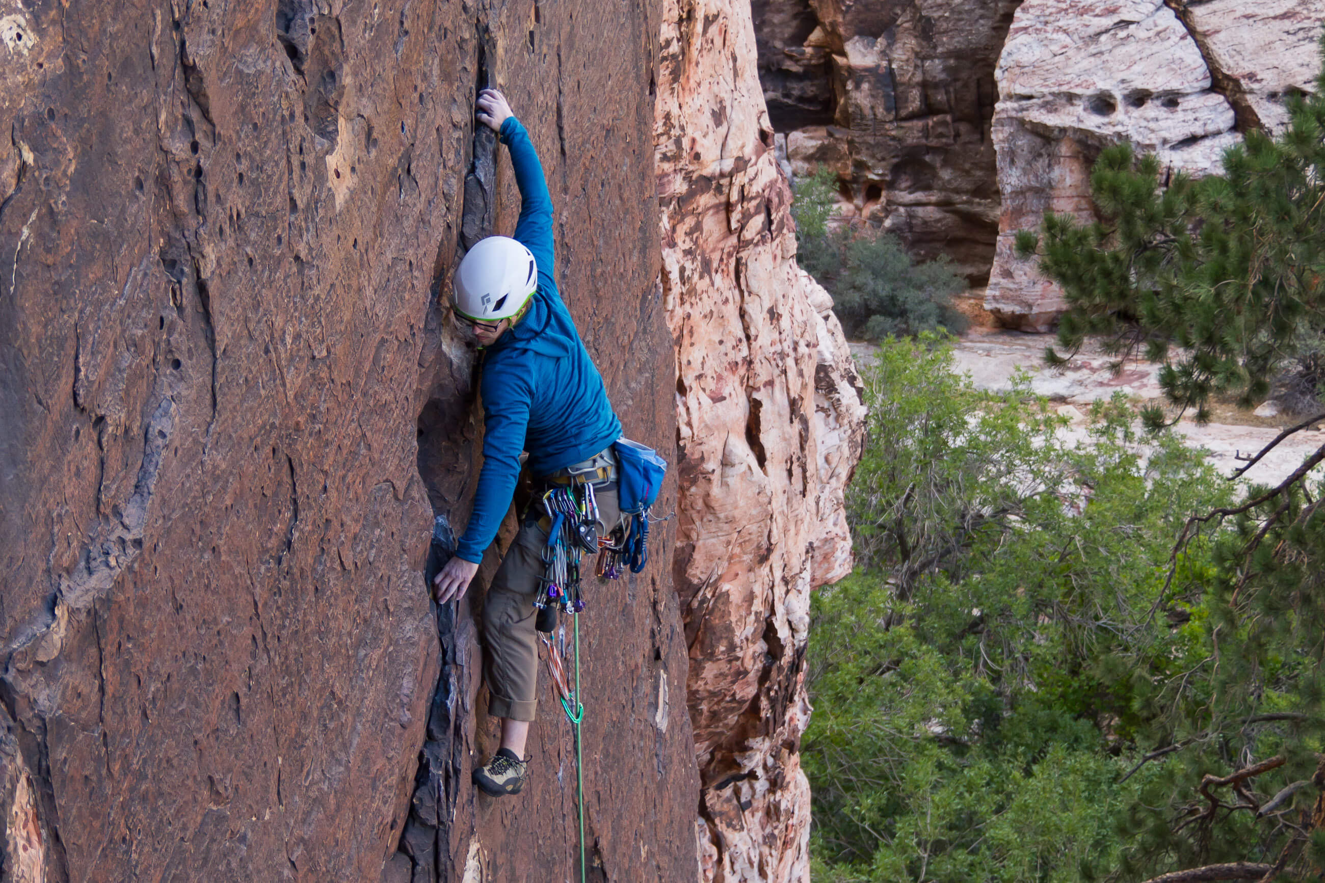 climber reversing move