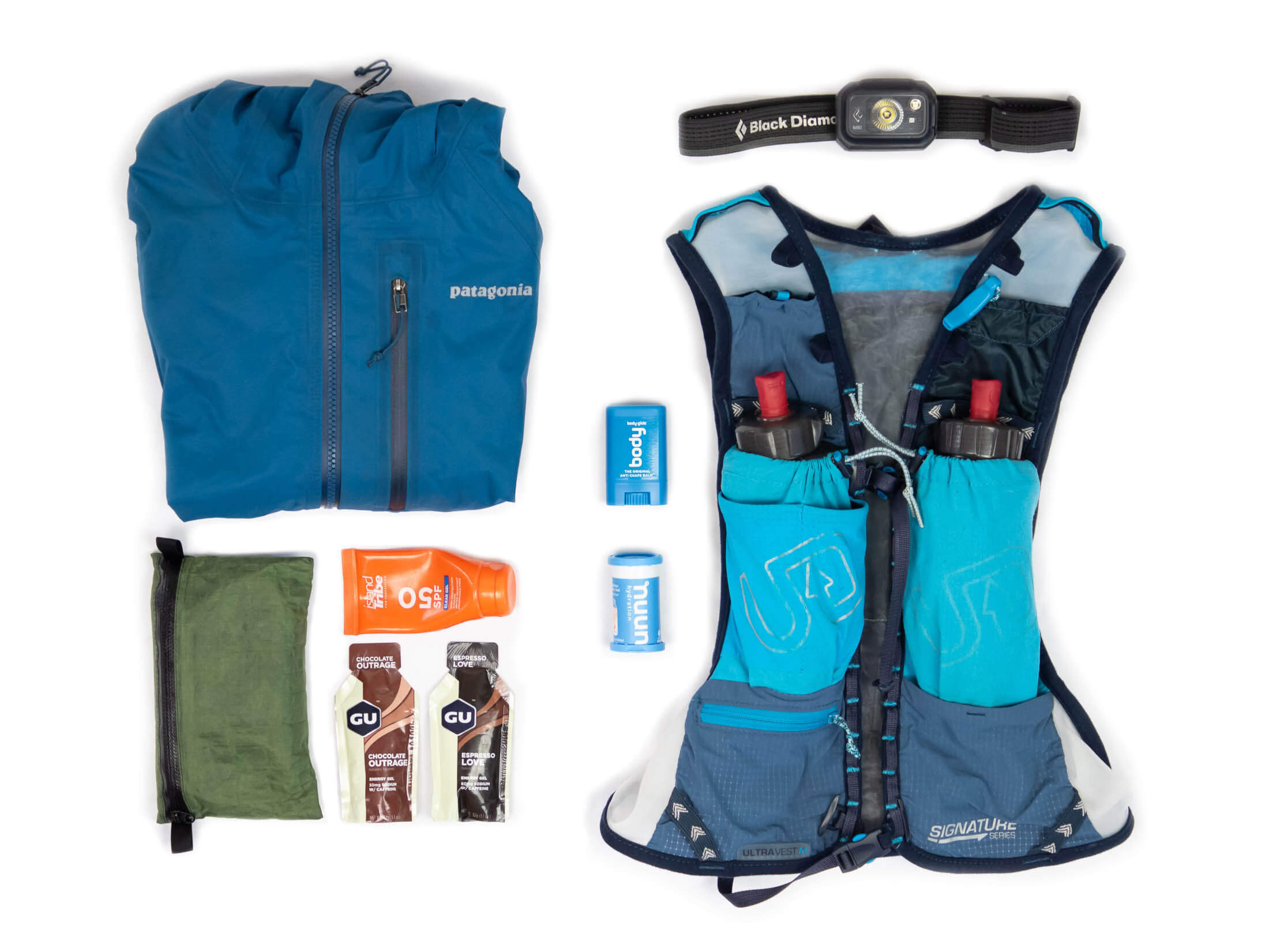 kit needed in a trail race