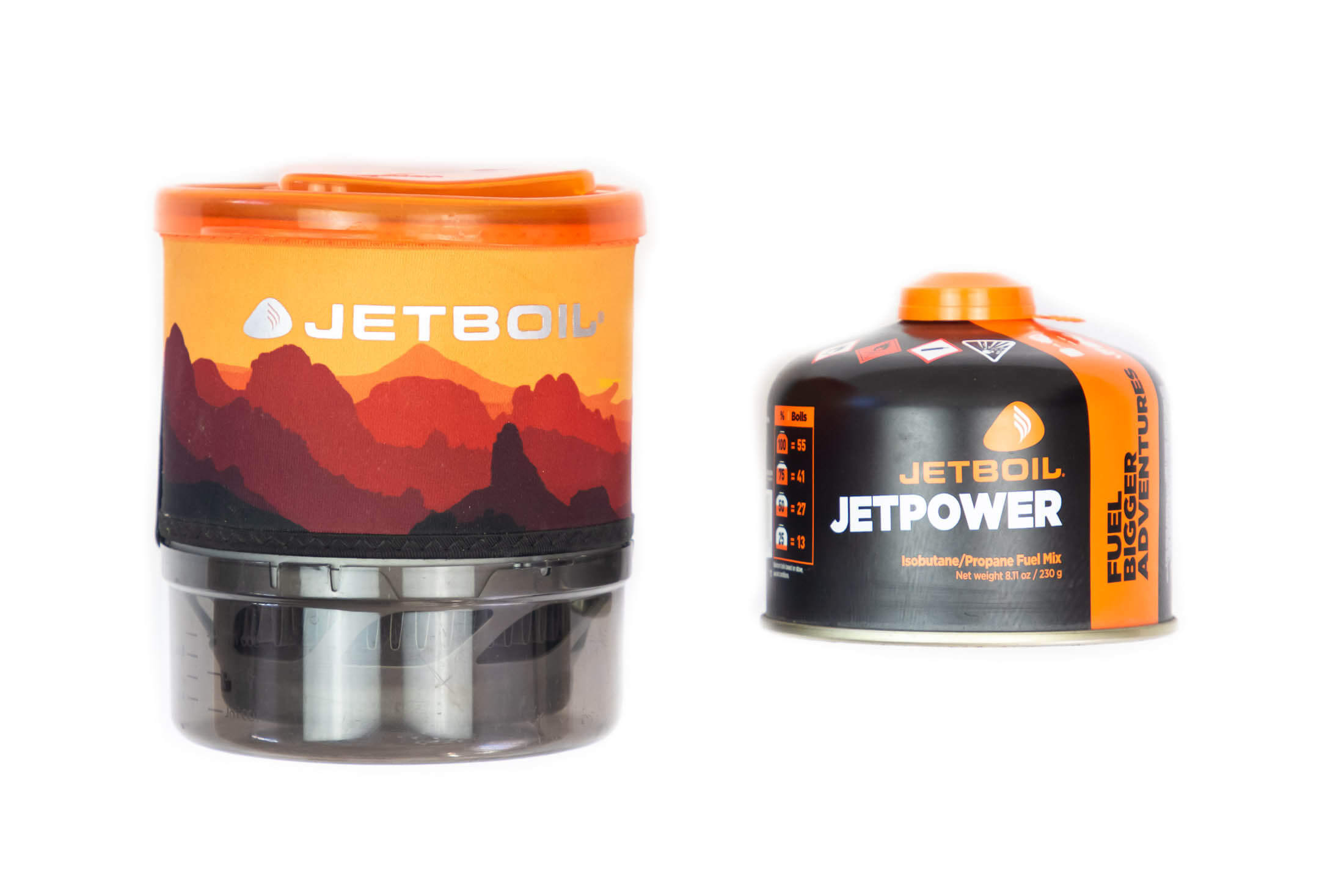 Jetboil stove and canister