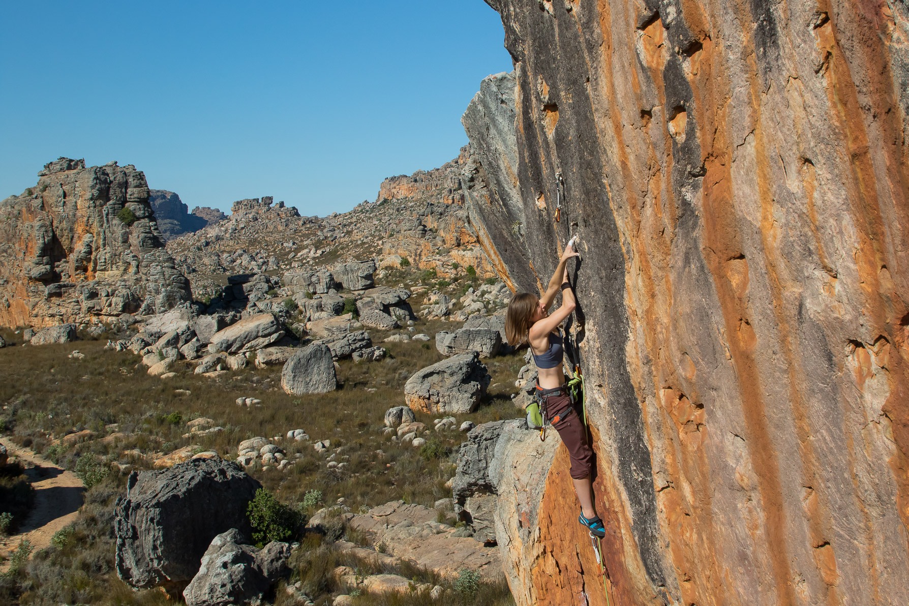 sport climbing in Rocklands