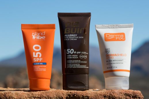 3 brands of sunscreen
