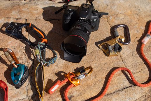 gear needed for climbing photography