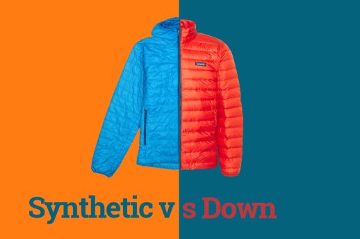 synthetic and down jacket
