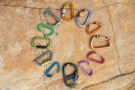 collection of carabiners